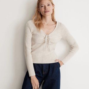 NWT Madewell Riverbend Cinched Pullover Sweater XS